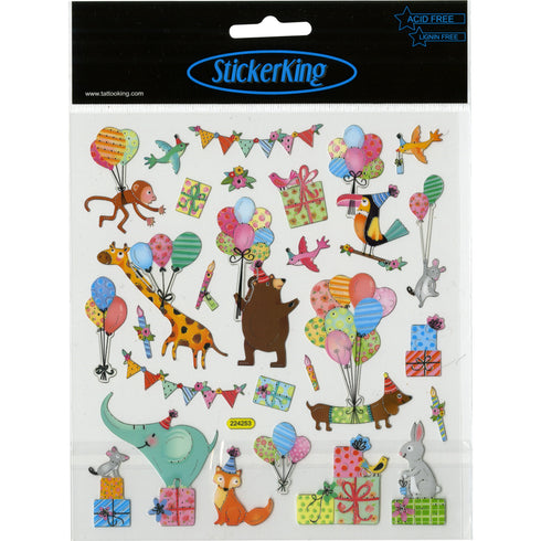 ANIMAL PARTY STICKERS